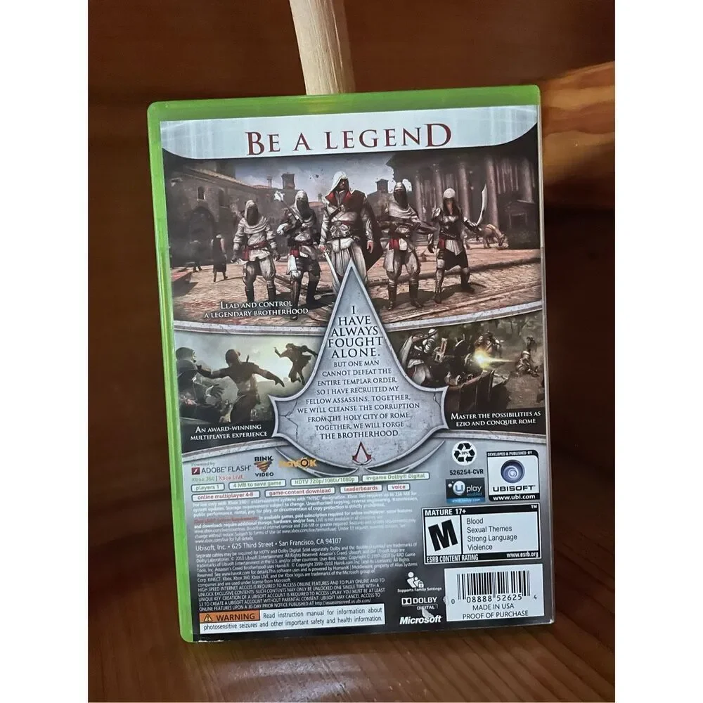 Xbox 360 Assassins Creed Brotherhood Complete